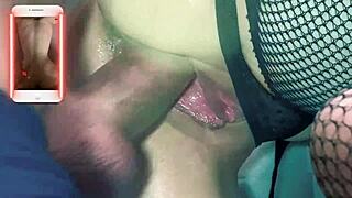 does this russian beauty suck that huge barrel in underwear?