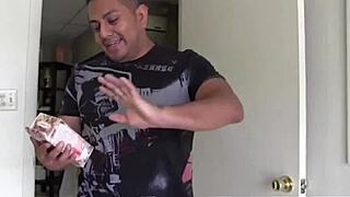 Wow, Vicky Vette Gets Cumshot on Big Boobs After Hot BJ!