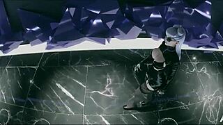 how does k da evelynn handle four guys together?