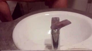 Young Man Strokes Himself Alone in Private Bedroom Session