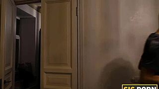 the boy explores taboo pleasures with his dirty blindfolded stepsister in doggystyle and cock sucking