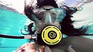 brita piskova says, watch me masturbate underwater