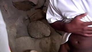 me and six homies in an interracial gangbang with huge black cocks