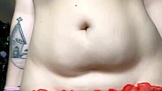 merry christmas boys, check out this big clit teasing action