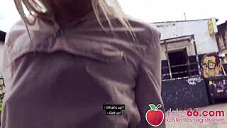 i picked up hot german teen lena nitro in bar and fucked her hard in public