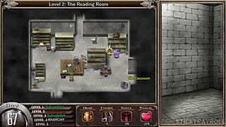 i invited my girlfriend to join a busty hottie for cum-filled fun in this hentai game part 8