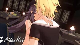 Cartoon Teen in 3D Anime Gets a Sticky Creampie in Wild Hentai Scene. Too Hot to Handle?