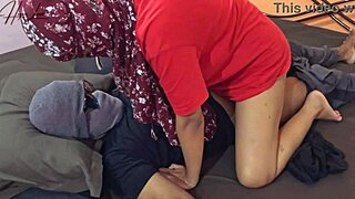 my maid givs me her pussey its beter than my wifes, with big black cock riding and missionary