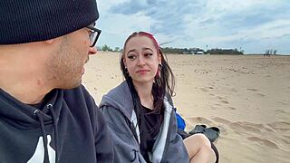 I slammed a creampie into her after our beach date, so damn hot.