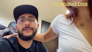 she showed up to sign contracts but ended up sucking my huge cock again.