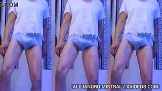 alejandro mistral gets a hot massage in blue underwear