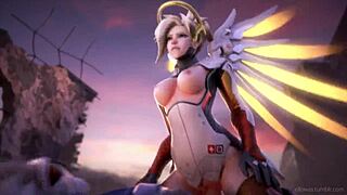 overwatch mercy handclap music video