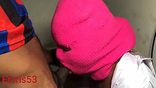 Oiled Teen's Big Pussy Fucked on Study Table