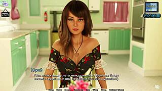 Beautiful woman with big cans gets a facial in Sunshine Love’s game