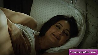 Sensual lesbian brunettes Eliza Ibarra Hime Marie eat ass and lick wet pussies 😍