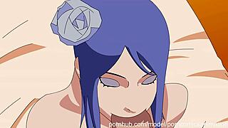 Man, I’m obssessed with this Naruto hentai, Konan’s hard sex is insane!