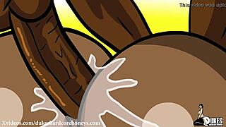 this big booty black bbw handles a huge cock right up her ass