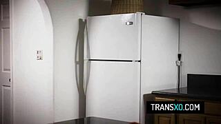 Tranny babe gets hard doggystyle fuck 😈