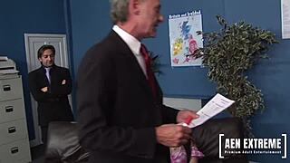 Slutty Chicks Dominate Costume Interview Casting