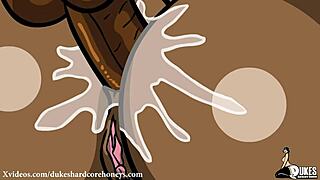 this big booty black bbw handles a huge cock right up her ass