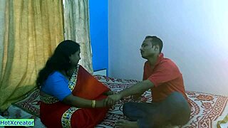 Bengali bhabhi calls sex friend while hubby works