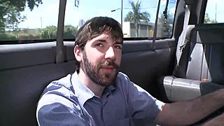 Gay men engaging in intense sex