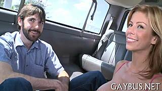 Gay men engaging in intense sex