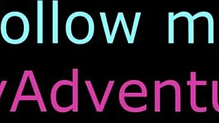 IvyAdventure brings hentai big boobs to life with intense tit play for her goth chubby girlfriend