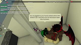 Draco engages in bizarre blacking sex with intense actions.