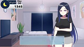 she invited me into her special garden, naked under the anime sky, hentai game unfolding