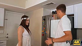 Pie4K Muse Gets Her Tight Pussy Filled with Cum