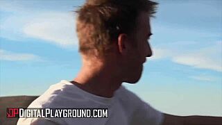 Tyler Nixon's big dick got sucked by punk goth Katrina Jade. It’s episode one of American Whore Story by Digital Playground