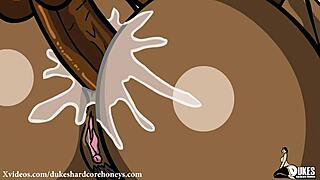 this big booty black bbw handles a huge cock right up her ass