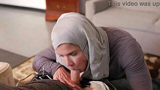hijab cosplay got this american milf face fucked real sloppy! 🔥