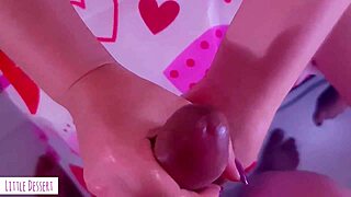 Little Dessert Invites Fan to Bedroom for Wild Fucking. He Enjoys Her Big Ass in Homemade Teen 18+ Action Part 2.