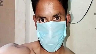 look at these desi indian bisexual guys shooting cum after oiling up!