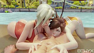 Watch These Ball-Sucking Sluts Devour Big Cocks in 3D SFM Compilation!