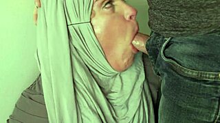 hijab cosplay got this american milf face fucked real sloppy! 🔥