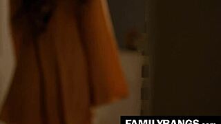 stepsister adriana chechik and abigail mac have romantic lesbian night after boyfriends