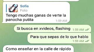 Linda's Submissive Online Flashing Sparks Intense Desire