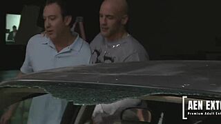 Bikini pornstar Shawna Lenee fucks up Will Powers' car