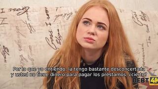 Redhead teen sells herself for cash to pay TV bill