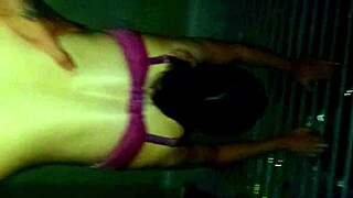 Intense Balcony Sex with Creampie from Big Black Cock