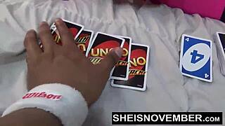 Msnovember's Ebony Pussy Ripped Open By Rough BBC While Riding POV