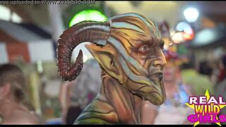 At the fantasy fest, street flashing captures high-quality public moments