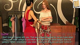 This wife and stepmother play an erotic game with big asses, tits, and teen amateurs in a naughty family setup