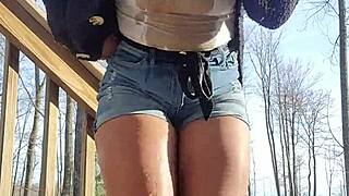 Messy outdoor desperation hits hard in this wild black adventure.