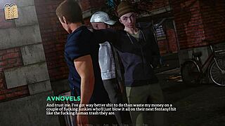 Exploring eternum 253 in a vibrant 3d cartoon anime world with teen characters and mature themes