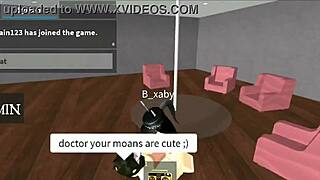 Caught Roblox Slutty Doctor Fucking Her Patient in a Condo on Cam with Big Tits and Ass Creampie