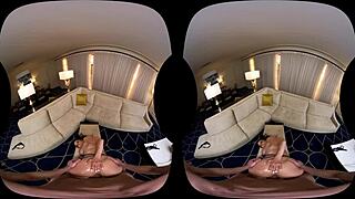 Naughty America VR Fucking Kendra on the Couch, But Can You Handle Her Fake Tits?